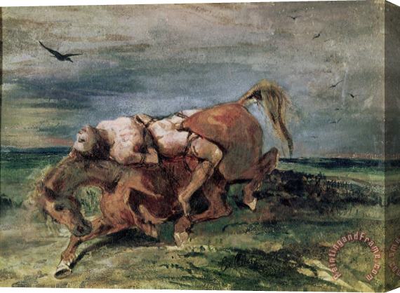 Eugene Delacroix Mazeppa Stretched Canvas Painting / Canvas Art