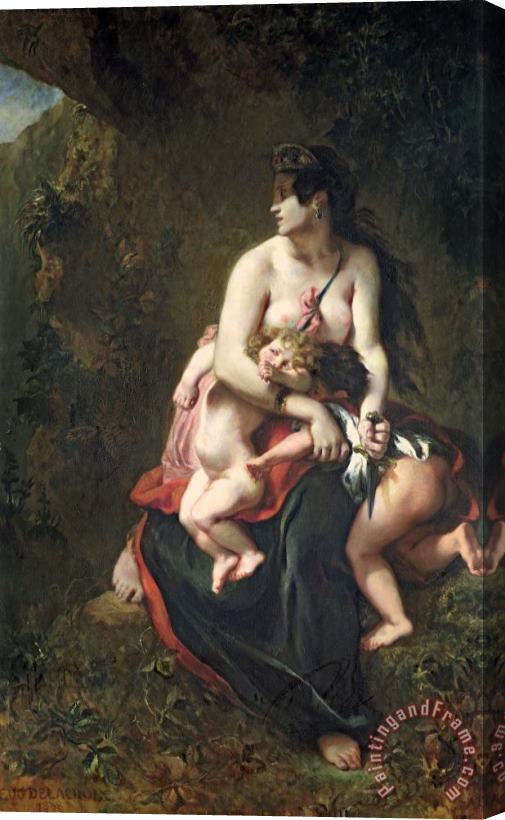 Eugene Delacroix Medea Stretched Canvas Painting / Canvas Art