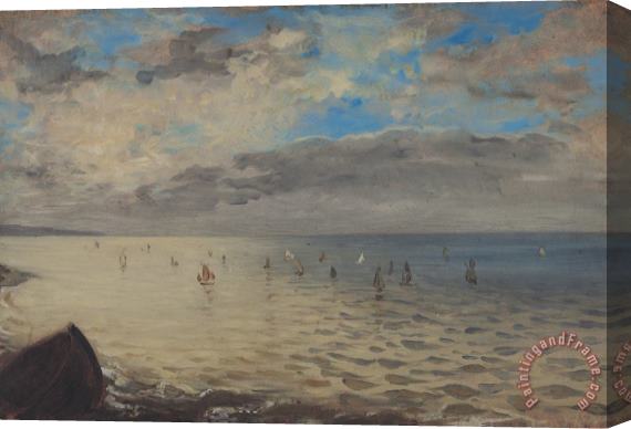 Eugene Delacroix Sea Viewed From The Heights of Dieppe Stretched Canvas Print / Canvas Art