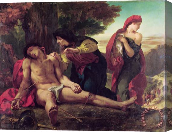 Eugene Delacroix St. Sebastian Stretched Canvas Print / Canvas Art
