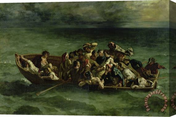 Eugene Delacroix The Shipwreck of Don Juan Stretched Canvas Painting / Canvas Art