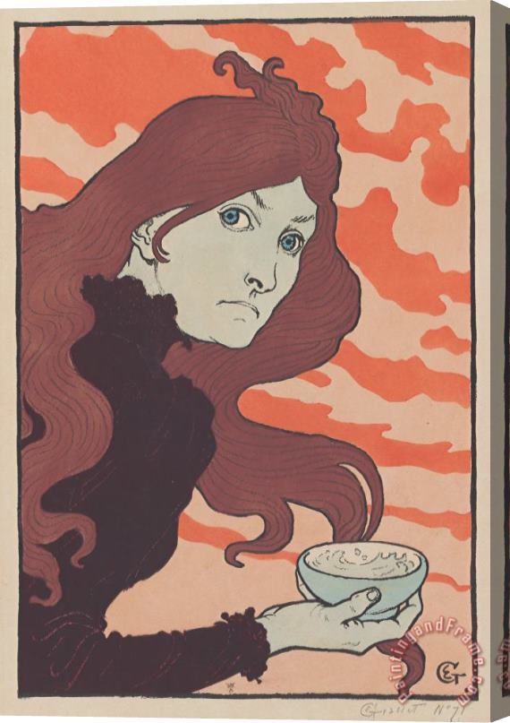 Eugene Grasset The Acid Thrower Stretched Canvas Painting / Canvas Art