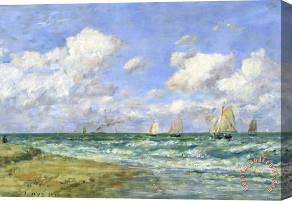 Eugene Louis Boudin Marine scene Stretched Canvas Painting / Canvas Art
