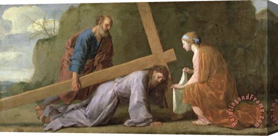 Eustache Le Sueur Christ Carrying the Cross Stretched Canvas Print / Canvas Art