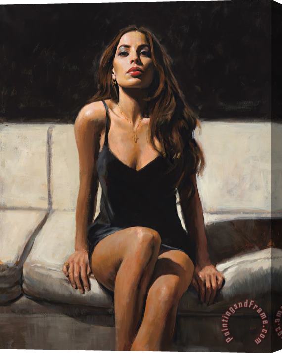 Fabian Perez At The Four Seasons II, 2021 Stretched Canvas Painting / Canvas Art