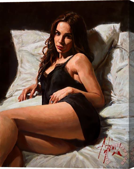 Fabian Perez At The Four Seasons IV, 2021 Stretched Canvas Painting / Canvas Art