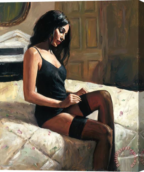 Fabian Perez Kayleigh at Ritz III Stretched Canvas Painting / Canvas Art