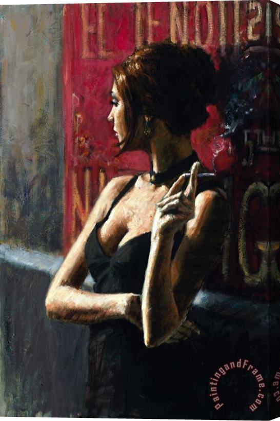 Fabian Perez Noches De Buenos Aires II Stretched Canvas Painting / Canvas Art