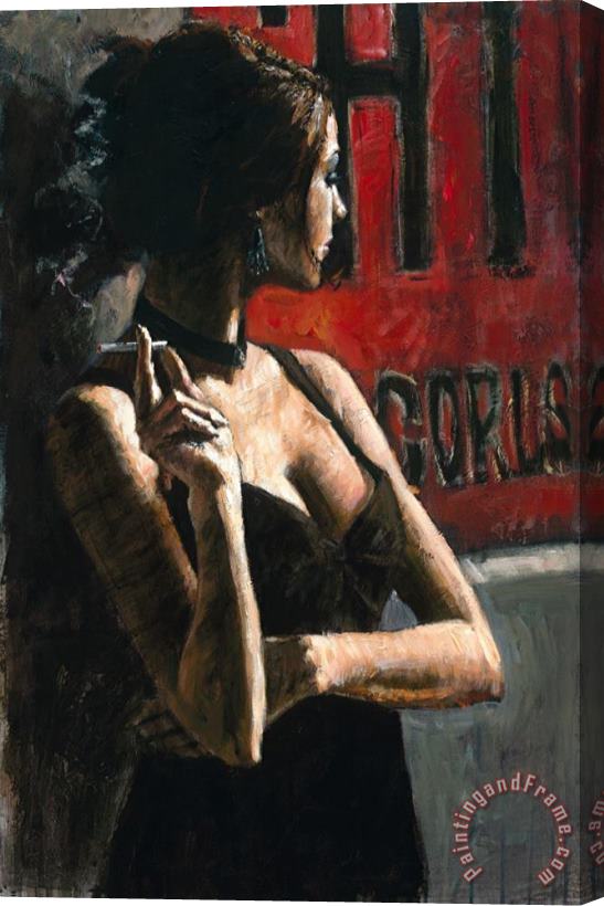 Fabian Perez Noches De Buenos Aires III Stretched Canvas Painting / Canvas Art