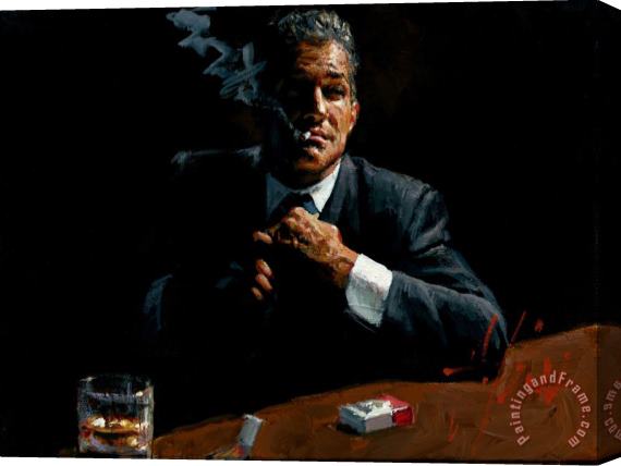 Fabian Perez Proud to Be a Man Stretched Canvas Print / Canvas Art