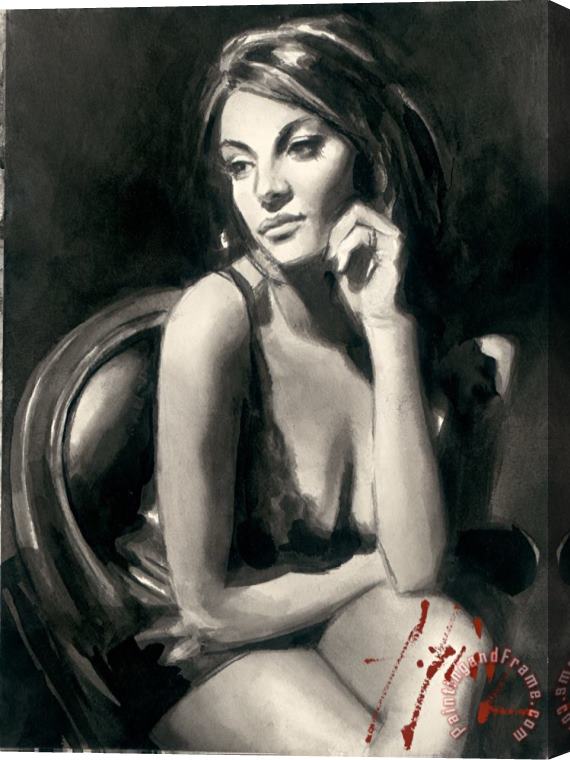 Fabian Perez Saba on The Chair Stretched Canvas Print / Canvas Art