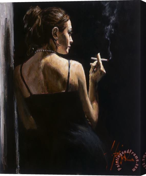 Fabian Perez Sensual Touch Stretched Canvas Painting / Canvas Art