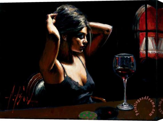 Fabian Perez The Dark Room II Stretched Canvas Painting / Canvas Art