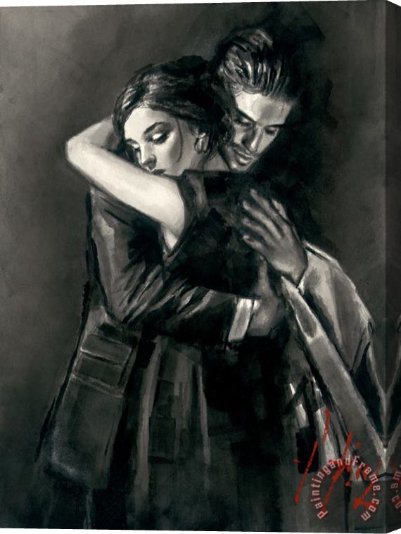Fabian Perez The Embrace II Stretched Canvas Painting / Canvas Art
