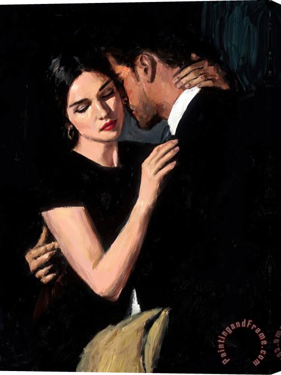 Fabian Perez The Embrace VIII Stretched Canvas Painting / Canvas Art