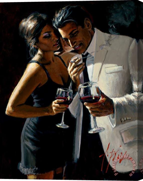 Fabian Perez The Proposal IV Stretched Canvas Painting / Canvas Art