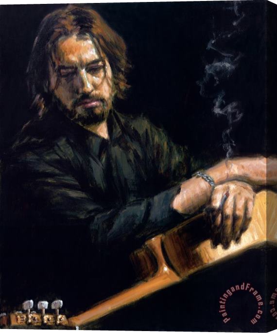 Fabian Perez Victor Torres Stretched Canvas Painting / Canvas Art