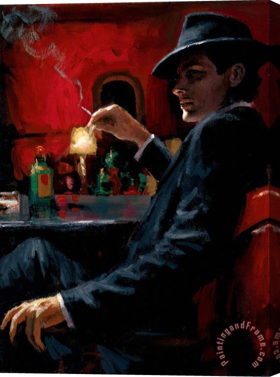 Fabian Perez Whiskey at Las Brujas VII Stretched Canvas Print / Canvas Art Fabian Perez Whiskey at Las Brujas VII Stretched Canvas Print / Canvas Art