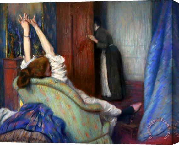 Federico Zandomeneghi Il Risveglio, 1895 Stretched Canvas Painting / Canvas Art