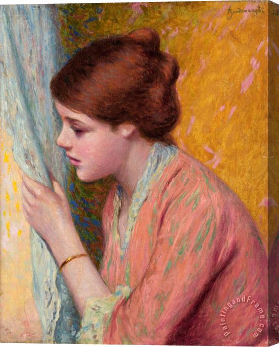 Federico Zandomeneghi La Curiosite, 1912 Stretched Canvas Painting / Canvas Art