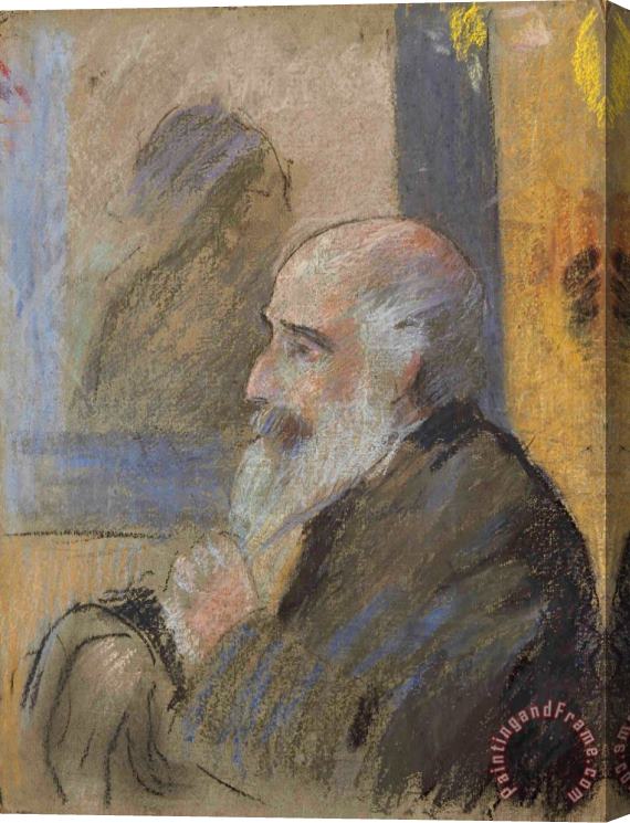 Federico Zandomeneghi Portrait De Camille Pissarro Stretched Canvas Print / Canvas Art