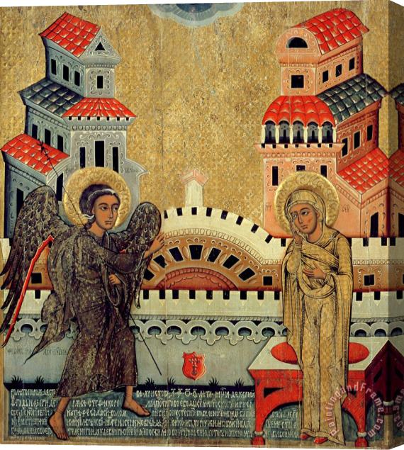 Fedusko of Sambor The Annunciation Stretched Canvas Painting / Canvas Art