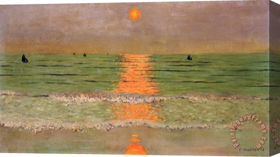 Felix Vallotton Sunset Stretched Canvas Print / Canvas Art
