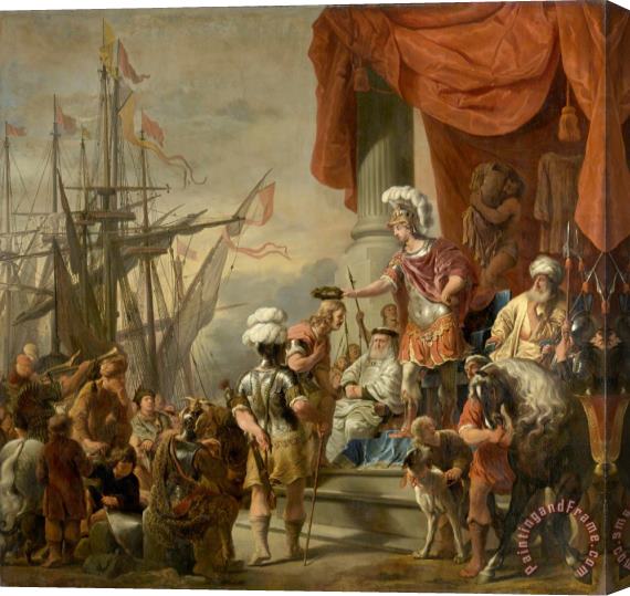 Ferdinand Bol Aeneas at The Court of Latinus Stretched Canvas Painting / Canvas Art