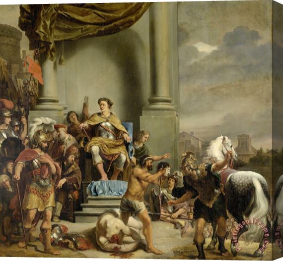 Ferdinand Bol Consul Titus Manlius Torquatus Orders The Beheading of His Son Stretched Canvas Painting / Canvas Art