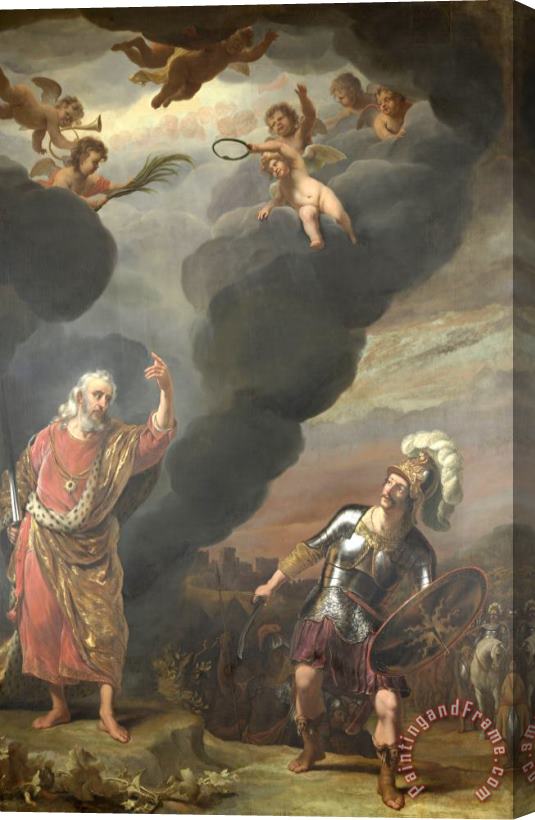 Ferdinand Bol The Captain of God's Army Appearing to Joshua Stretched Canvas Painting / Canvas Art