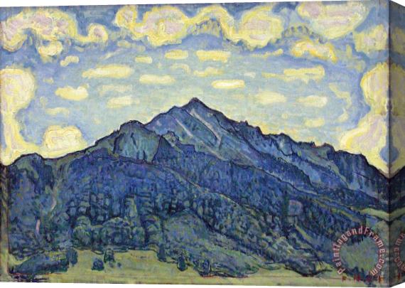 Ferdinand Hodler Landschaft in Den Schweizer Alpen Stretched Canvas Print / Canvas Art