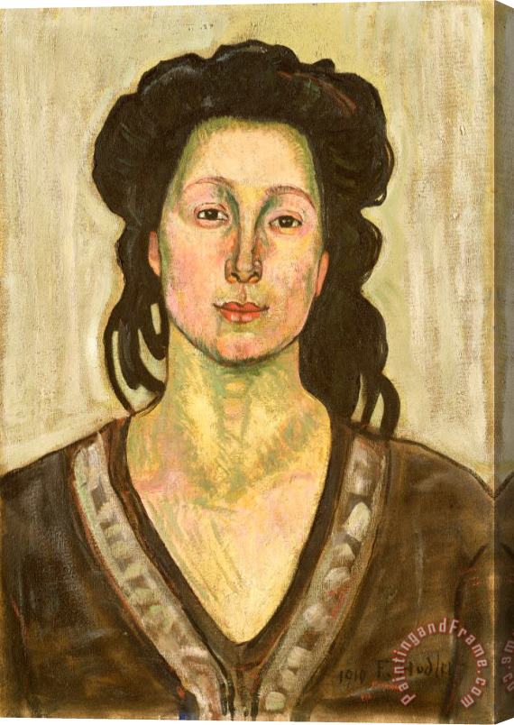 Ferdinand Hodler Portrait of Jeanne Cerani Stretched Canvas Print / Canvas Art