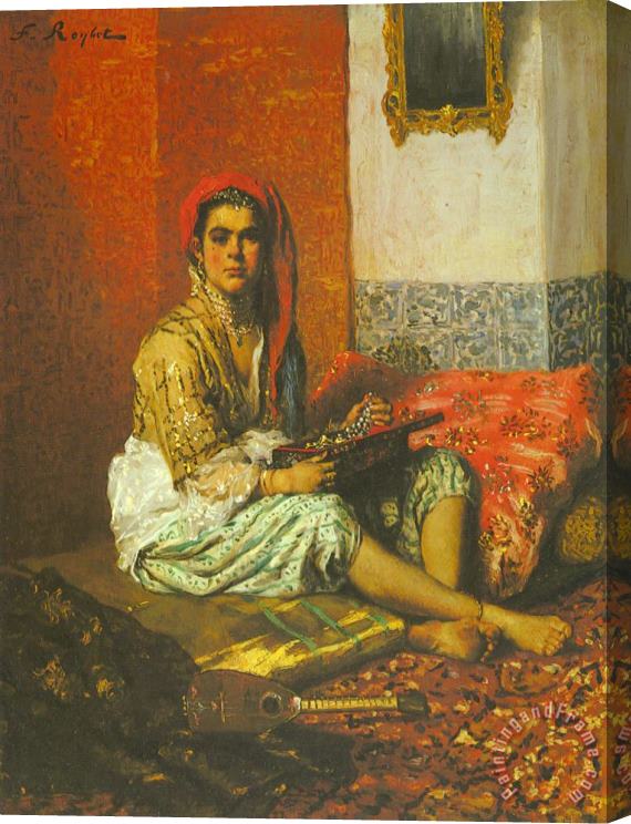 Ferdinand Roybet L'odalisque Stretched Canvas Painting / Canvas Art