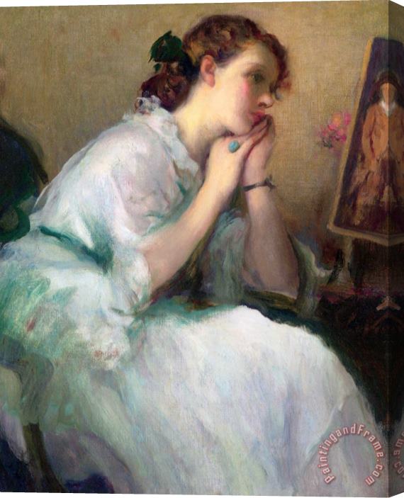 Fernand Toussaint Daydreaming Stretched Canvas Painting / Canvas Art