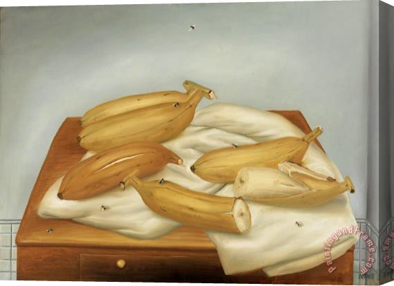 Fernando Botero Bananas, 1975 Stretched Canvas Painting / Canvas Art