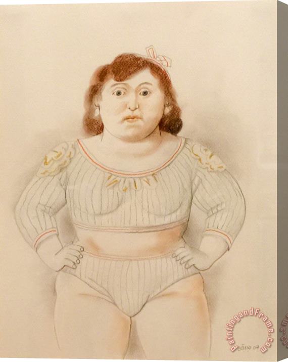 Fernando Botero Circus Woman, 2007 Stretched Canvas Painting / Canvas Art