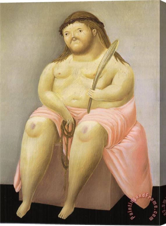 fernando botero Ecce Homo Stretched Canvas Painting / Canvas Art