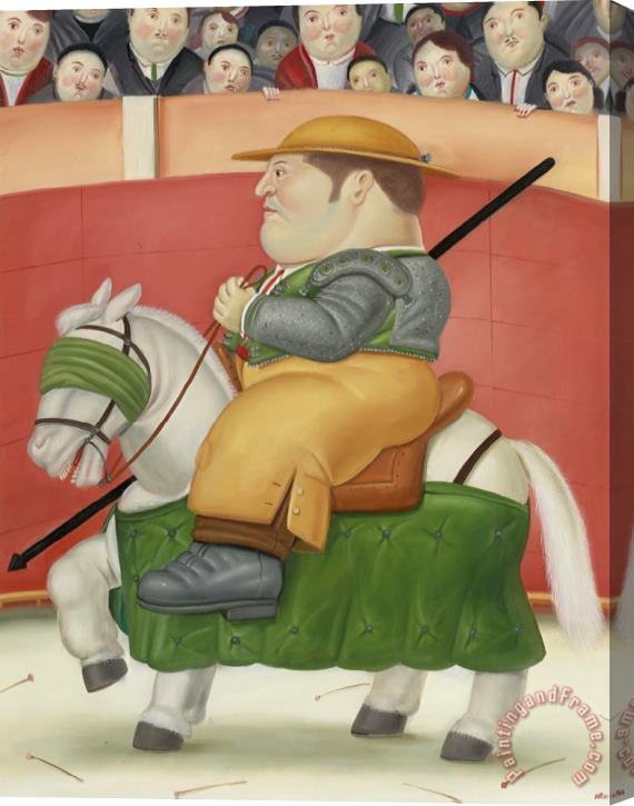 Fernando Botero El Picador Stretched Canvas Painting / Canvas Art