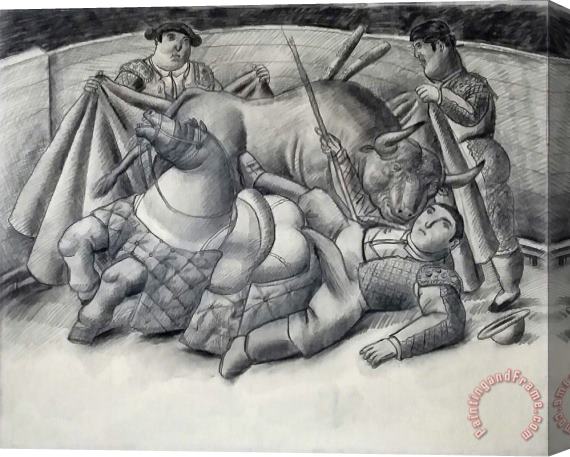 Fernando Botero El Quite, 1988 Stretched Canvas Painting / Canvas Art