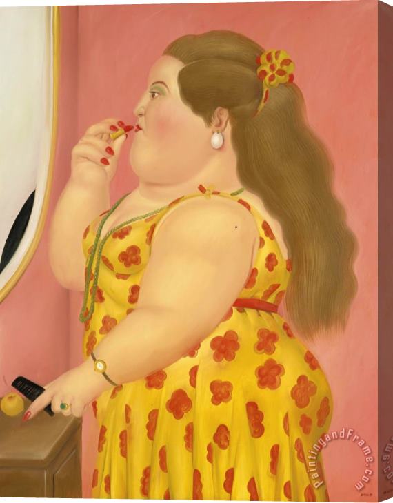 Fernando Botero La Toilette, 1980 Stretched Canvas Print / Canvas Art