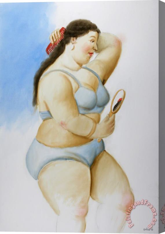 Fernando Botero La Toilette, 2009 Stretched Canvas Painting / Canvas Art