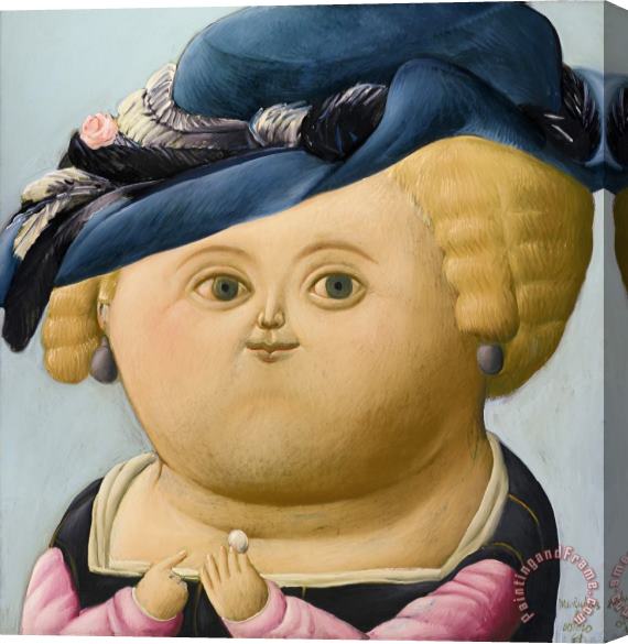 Fernando Botero Mrs. Rubens #3, 1964 Stretched Canvas Painting / Canvas Art