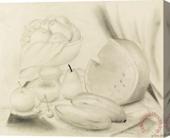 Fernando Botero Naturaleza Muerta, 1975 Stretched Canvas Print / Canvas Art