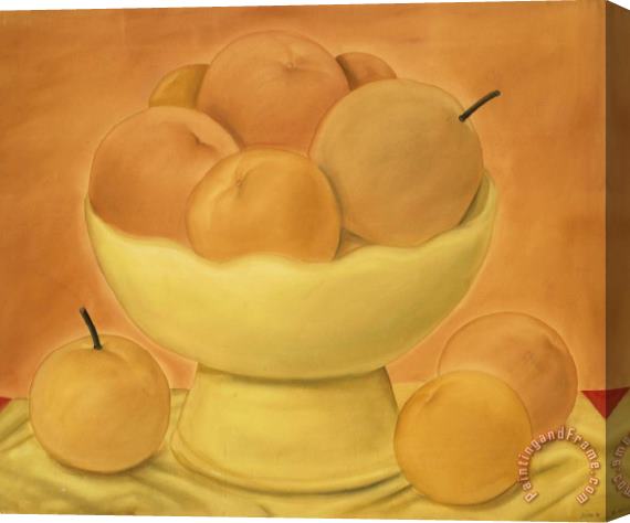 Fernando Botero Oranges, 1980 Stretched Canvas Print / Canvas Art
