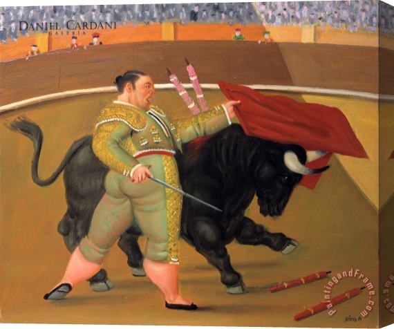 Fernando Botero Pase De Pecho, 1991 Stretched Canvas Painting / Canvas Art