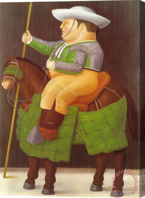 fernando botero Picador Stretched Canvas Painting / Canvas Art