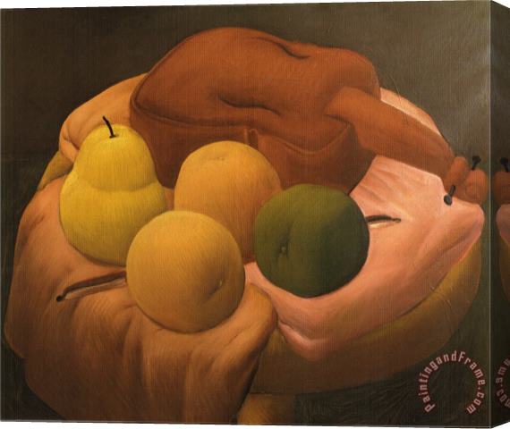 fernando botero Still Life with Violin Stretched Canvas Painting / Canvas Art