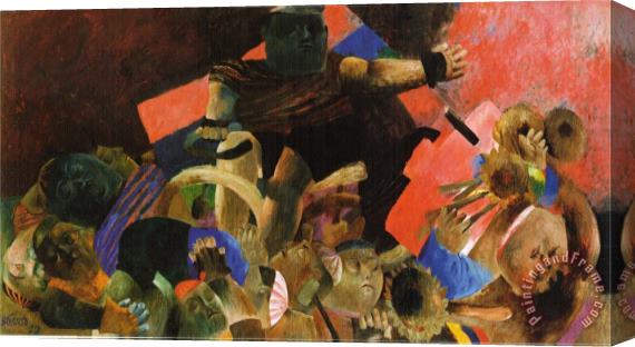 fernando botero The Apotheosis of Ramon Hoyos Stretched Canvas Painting / Canvas Art