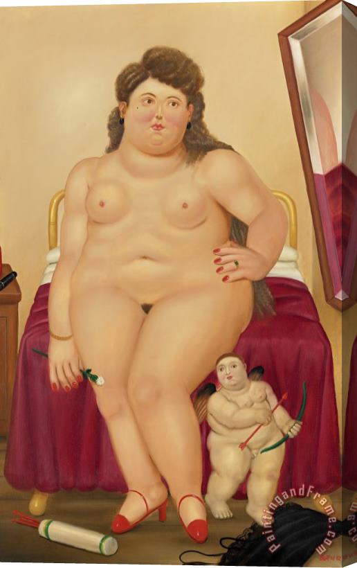 Fernando Botero Venus Stretched Canvas Painting / Canvas Art