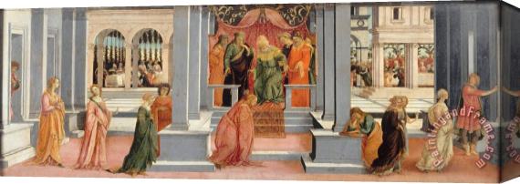 Filippino Lippi Esther Choisie Par Assuerus Stretched Canvas Print / Canvas Art